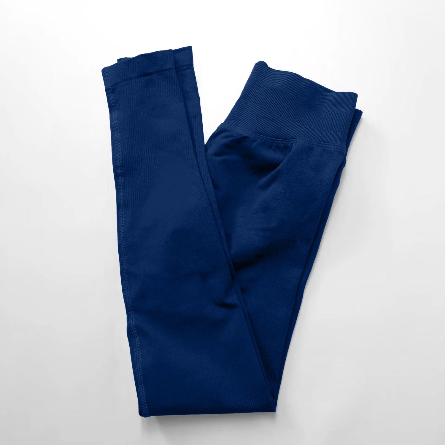 Legging Sport Seamless Femme – Bande Côtelée & Scrunch Bum